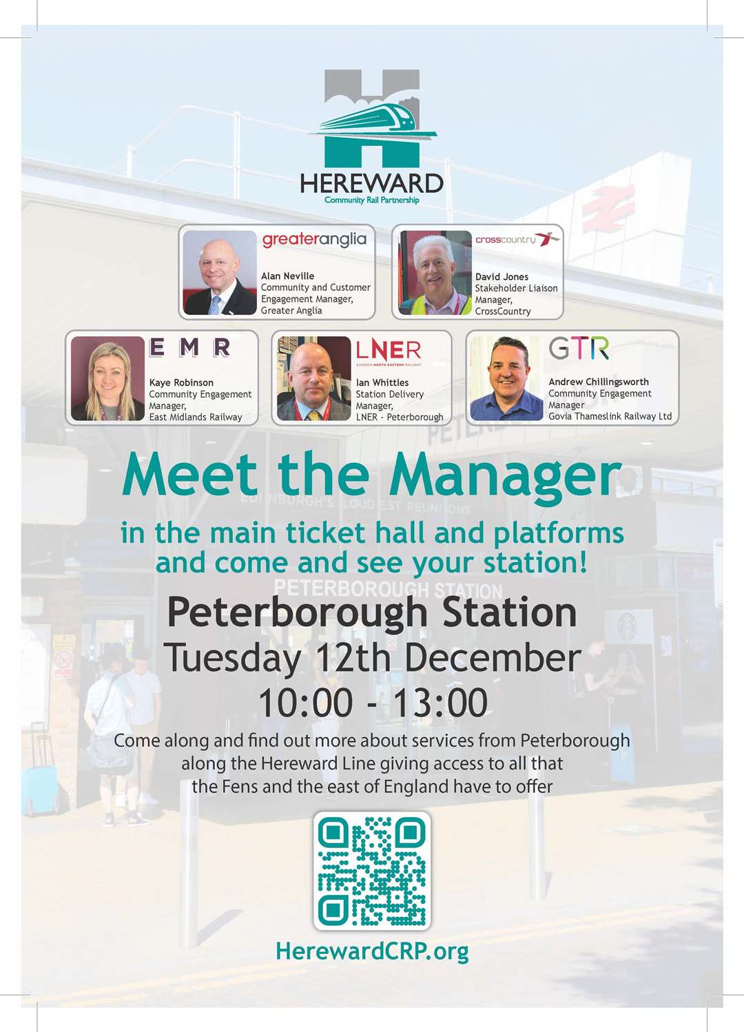 All aboard for Hereward Line’s latest Meet the Manager event this month.