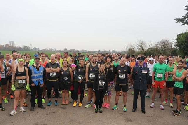 Three Counties Running Club members at the George Munday 10k