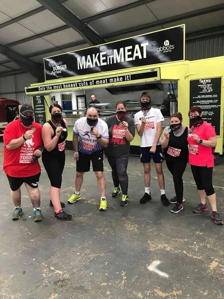 From Left: Grahame Peacock, Kelly Carter, Tony Foice-Beard, Sam Bell, Josh Bell, Carrie Ann Caseley and Julie Peeling. (8198339)