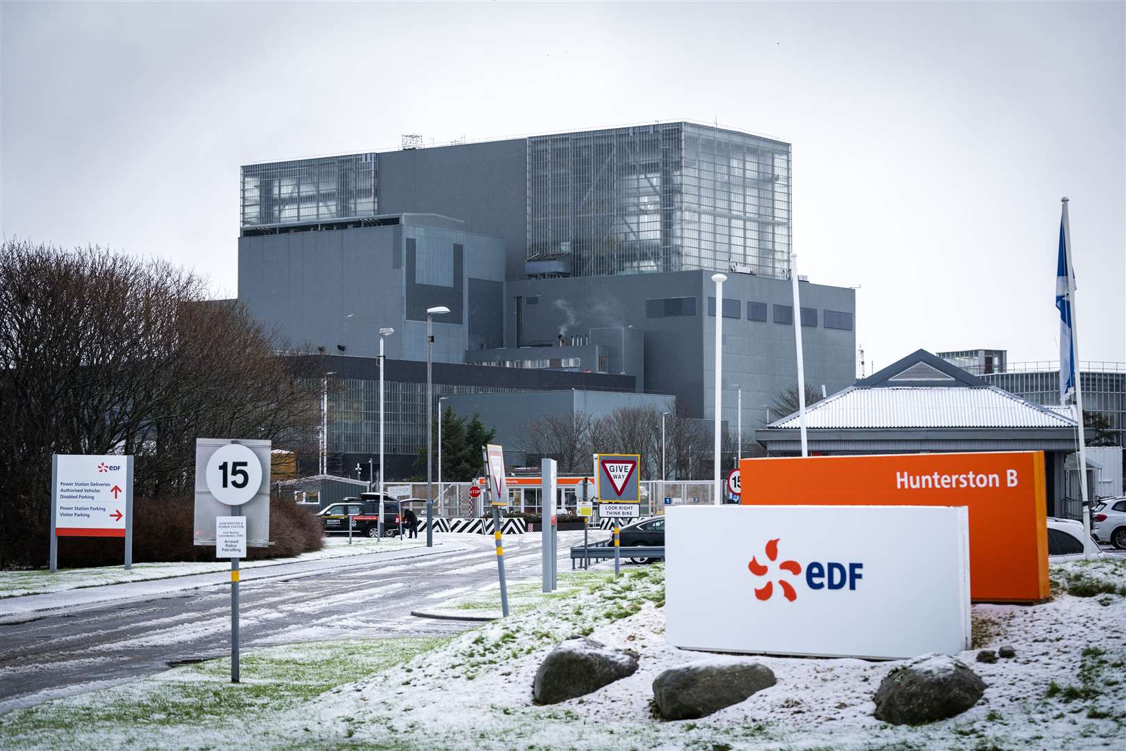 The site in North Ayrshire produced power for 46 years (Jane Barlow/PA)