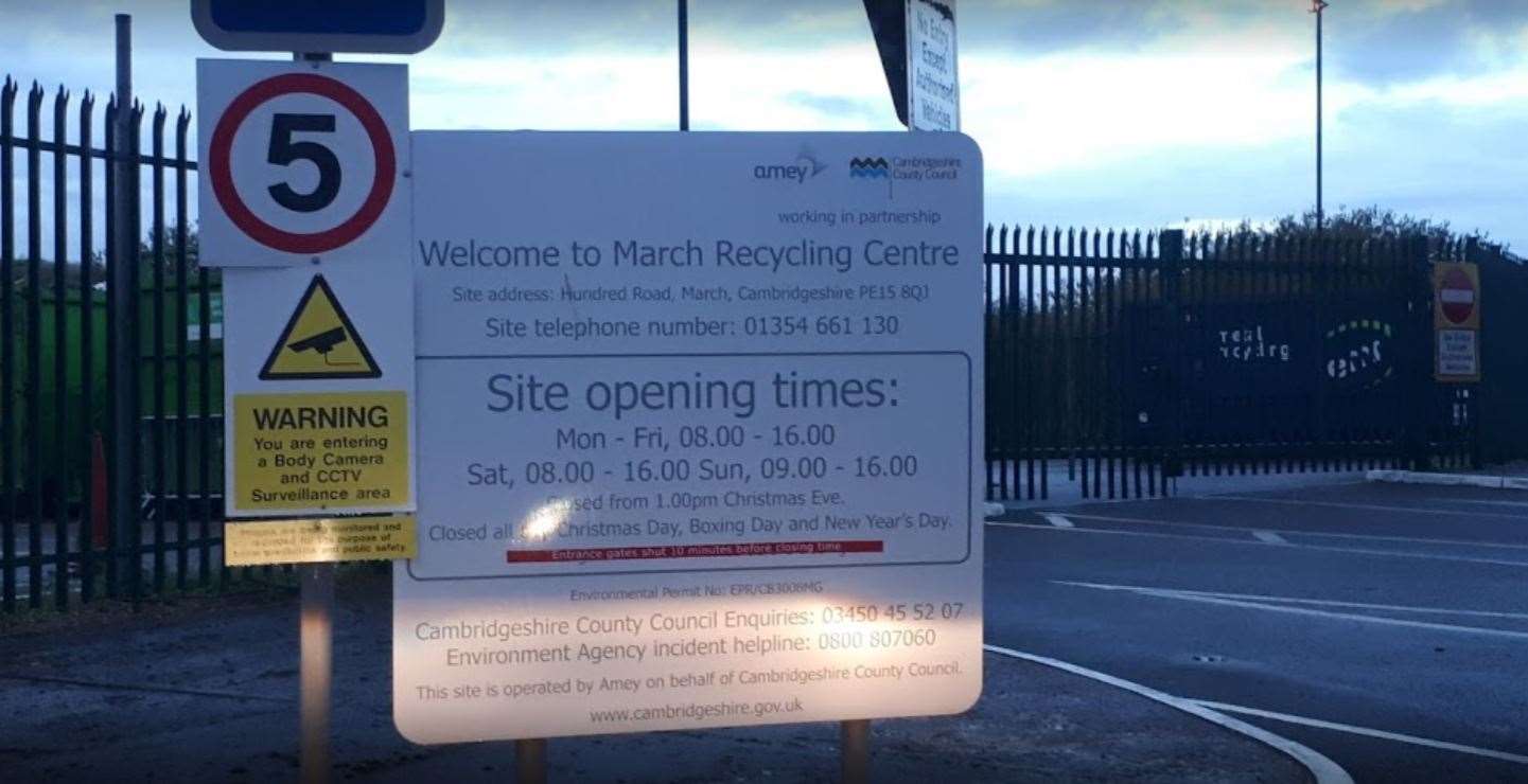 Plans are being drawn up to relocate March waste recycling centre.