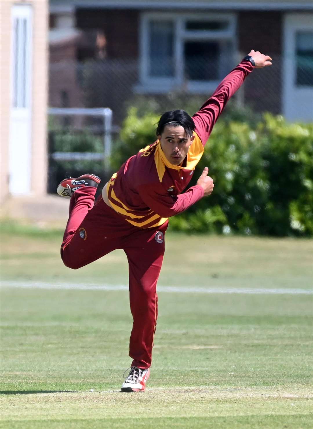 March v Histon cricket..Aron Visser. (56676630)