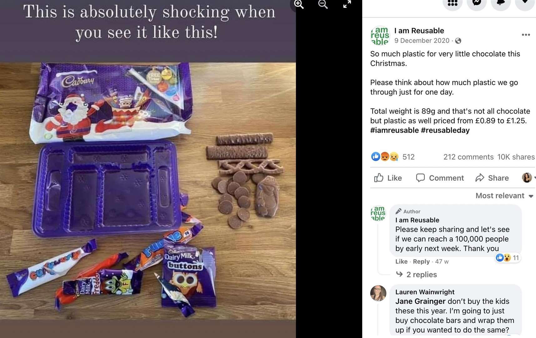 John McGall's Facebook post has reached nearly 1.4 million people across the country