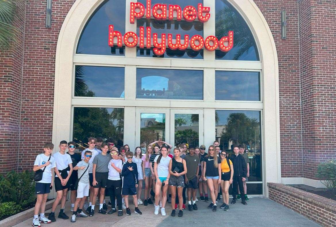 Students enjoyed a trip to the USA