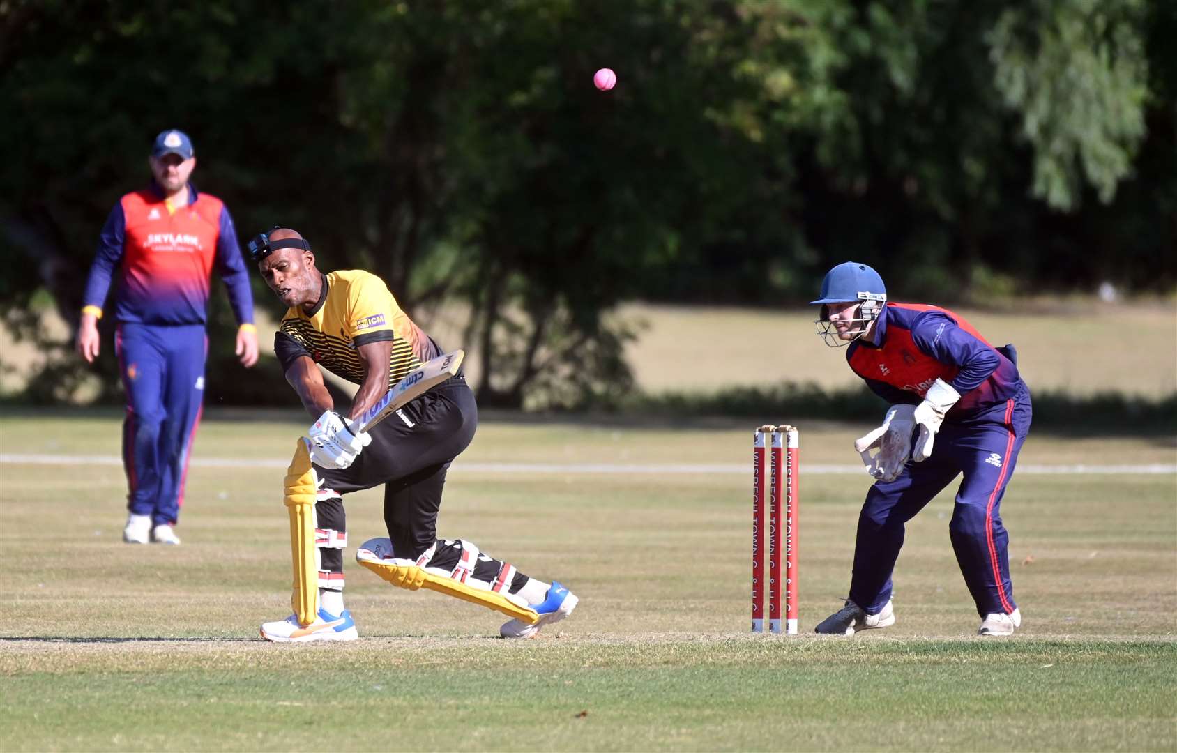 Wisbech cricket club hosting the Lashings cricket club..Chris Lewis. (58619605)