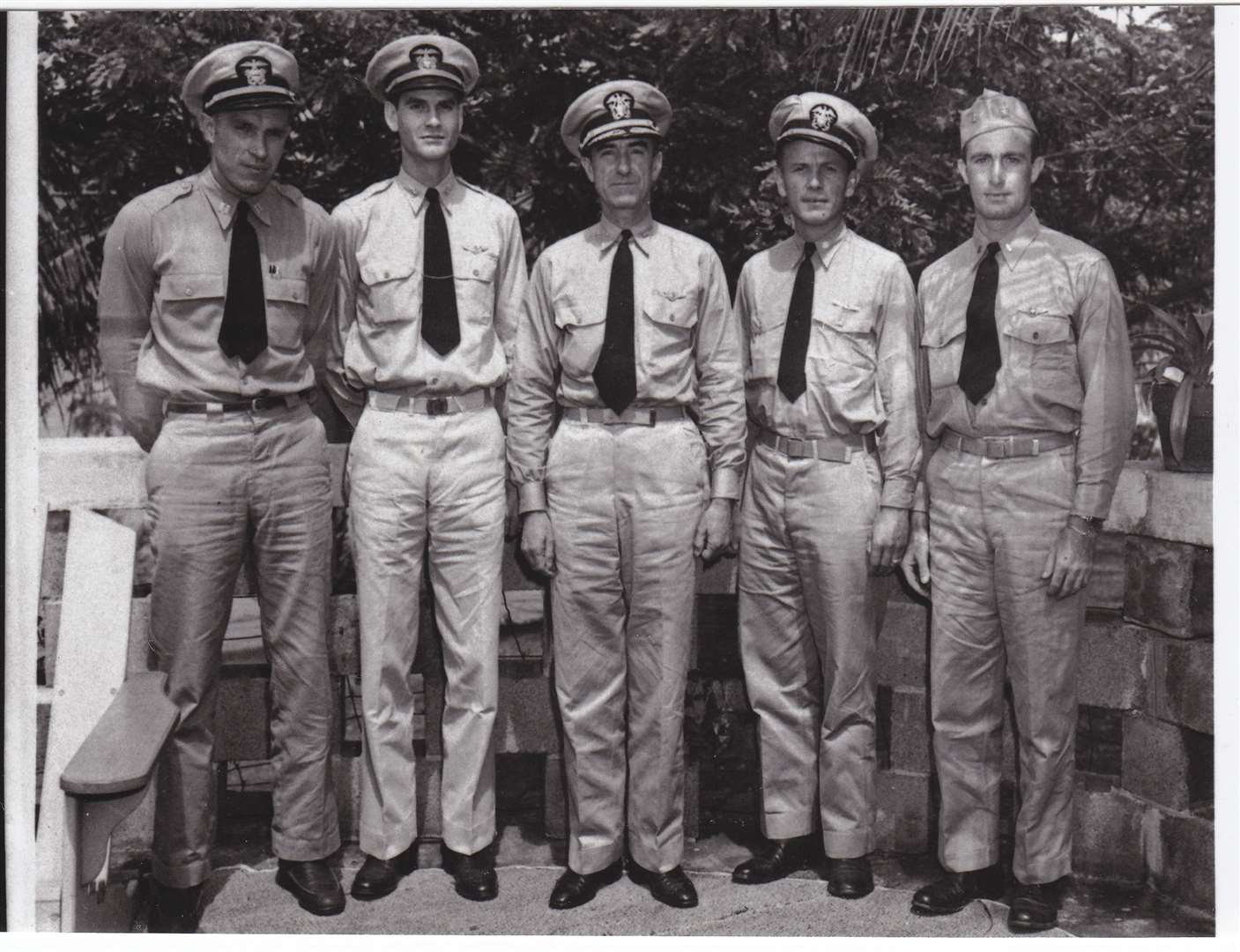 Harry March (pictured right) and fellow pilots involved in the Pacific conflict. (51697761)