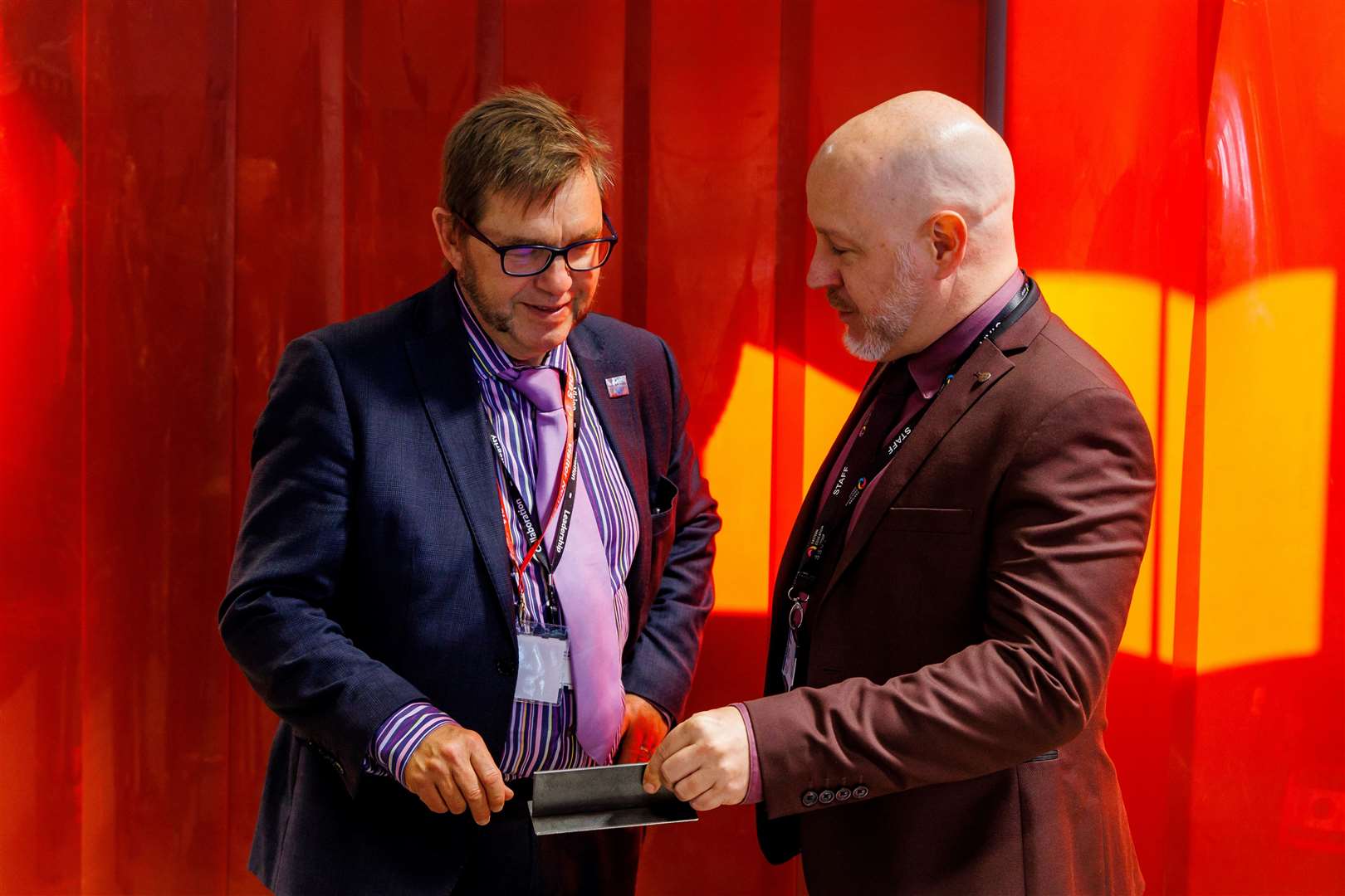 Mayor Dr Nik Johnson with Phil Sittle. Picture: Combined Authority