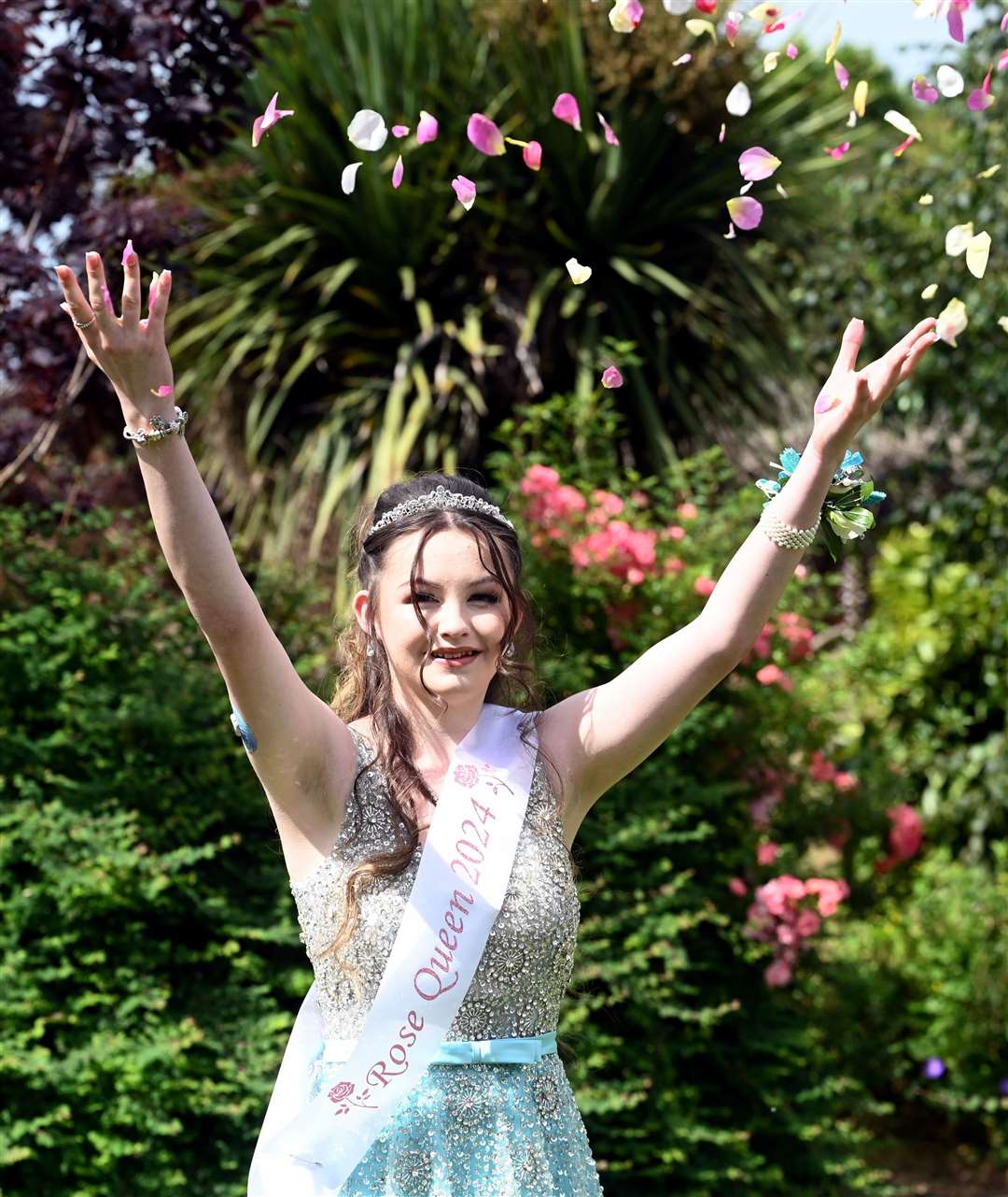 Rose Queen Ella Stanier. Photo: Adam Fairbrother.