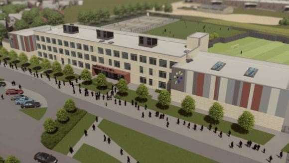 The new school will open on TCA site