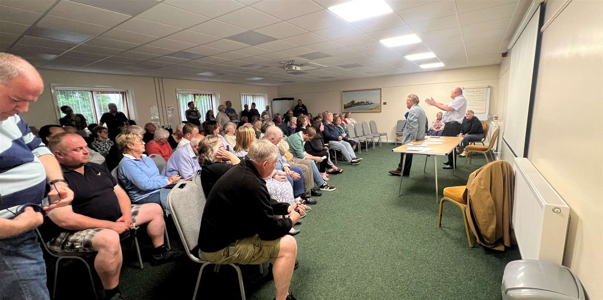 Residents voiced their concerns about the proposals. PHOTO: MARK EVERITT