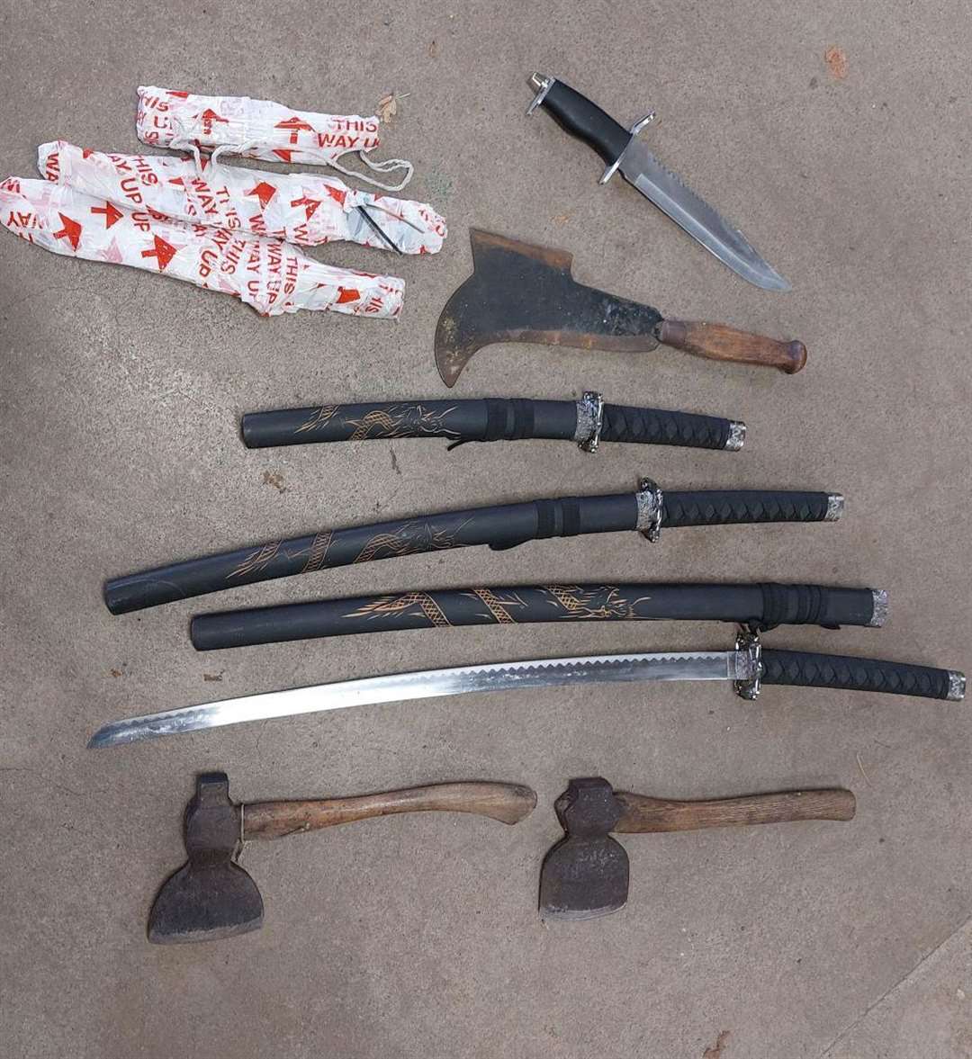 Weapons handed in last November