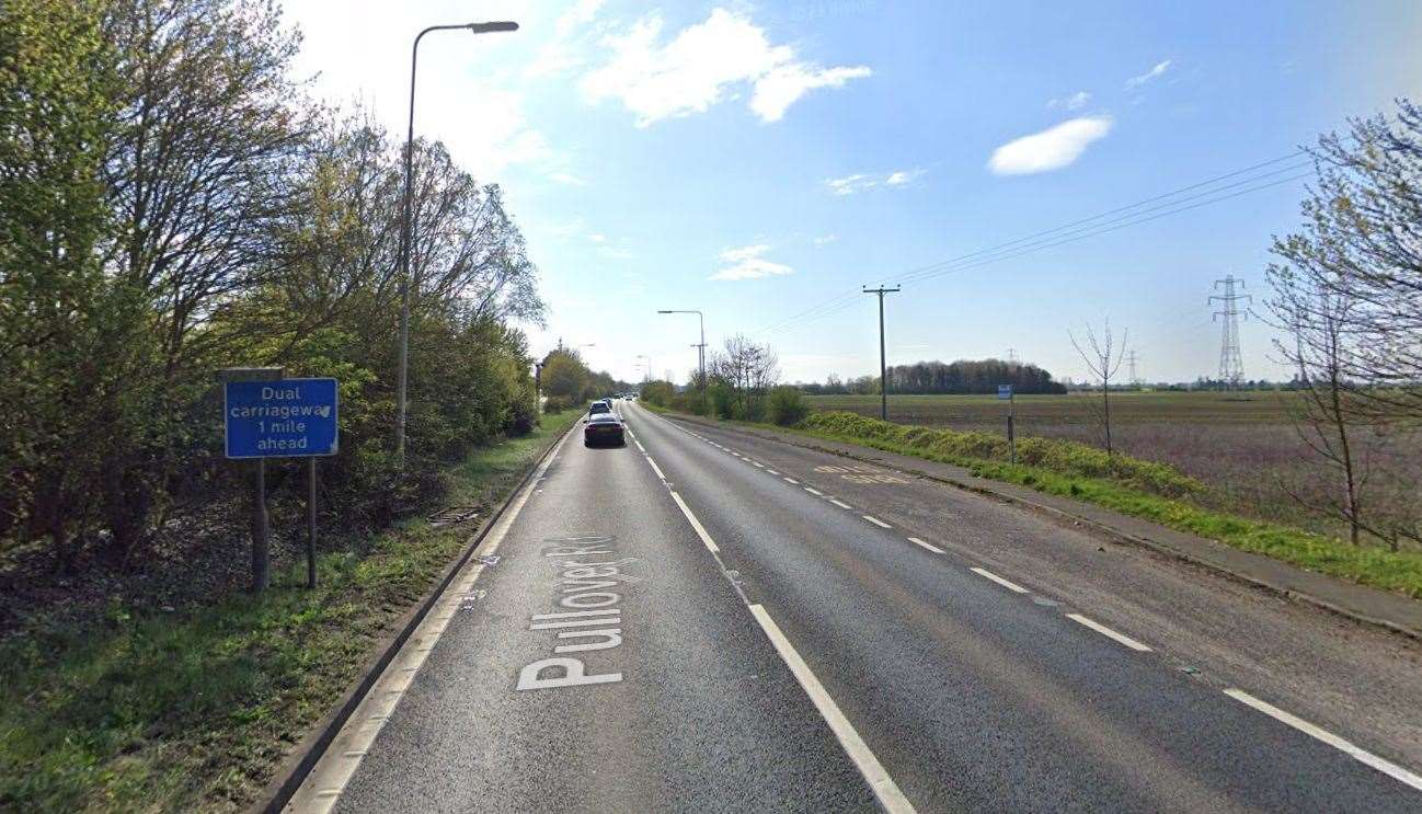 The A47 was closed between Lynn and Wisbech on Saturday. Picture: Google Maps
