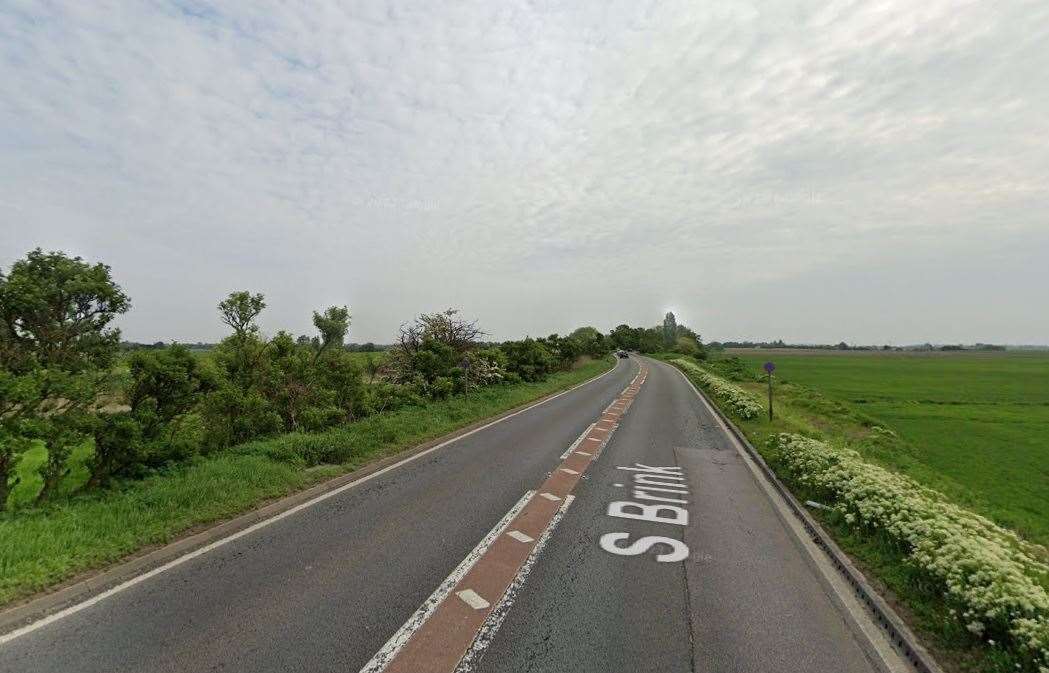 The crash happened on the A47 between Wisbech and Guyhirn. Picture: Google Maps