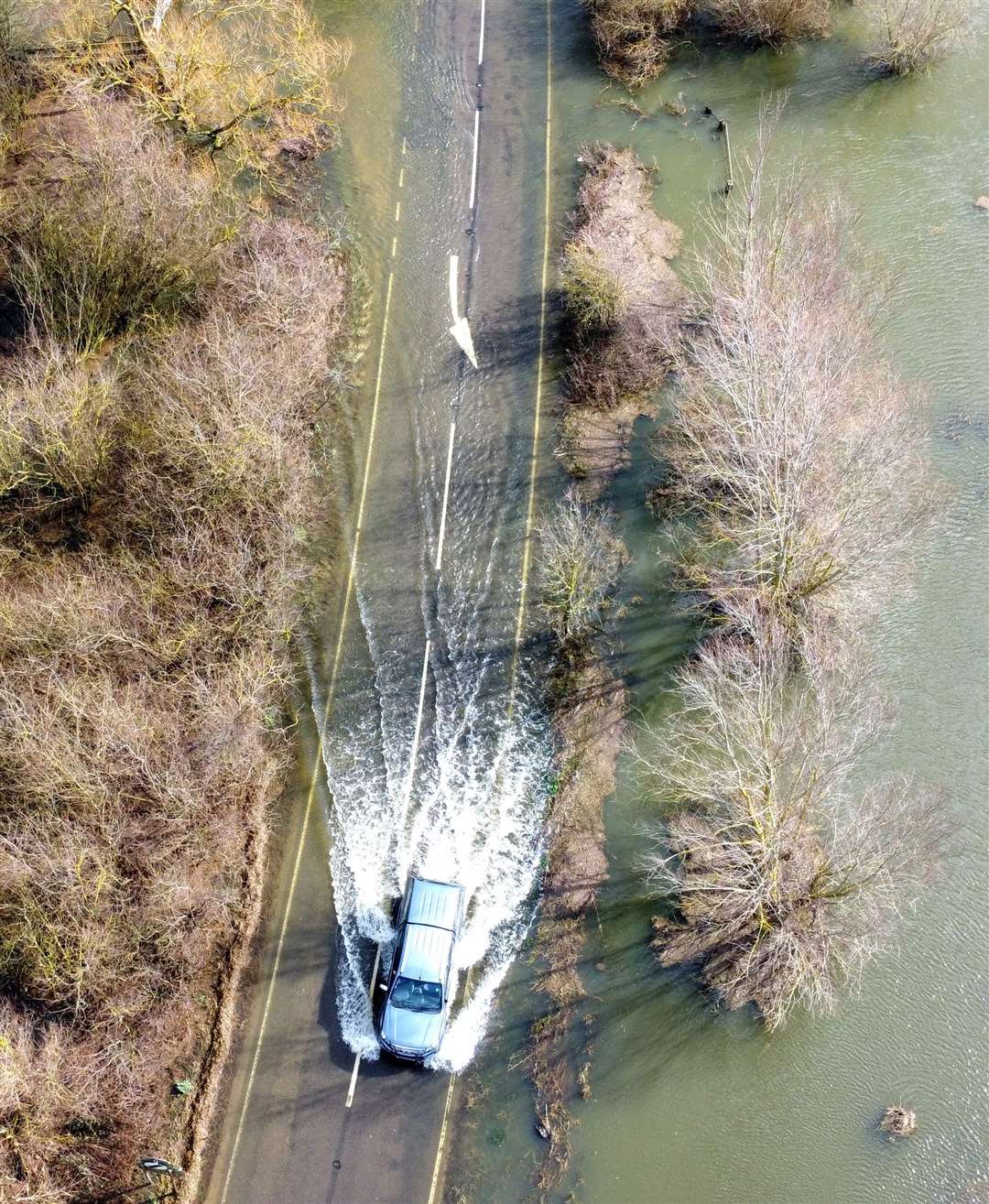A flood alert is in place at Welney. Picture: Adam Fairbrother