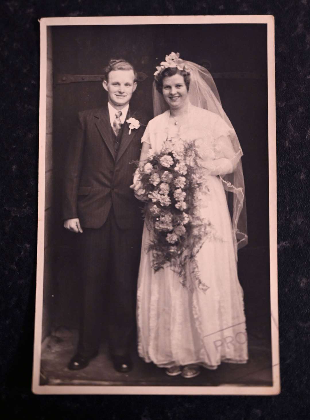 June and Claud Parish 70th wedding anniversary
