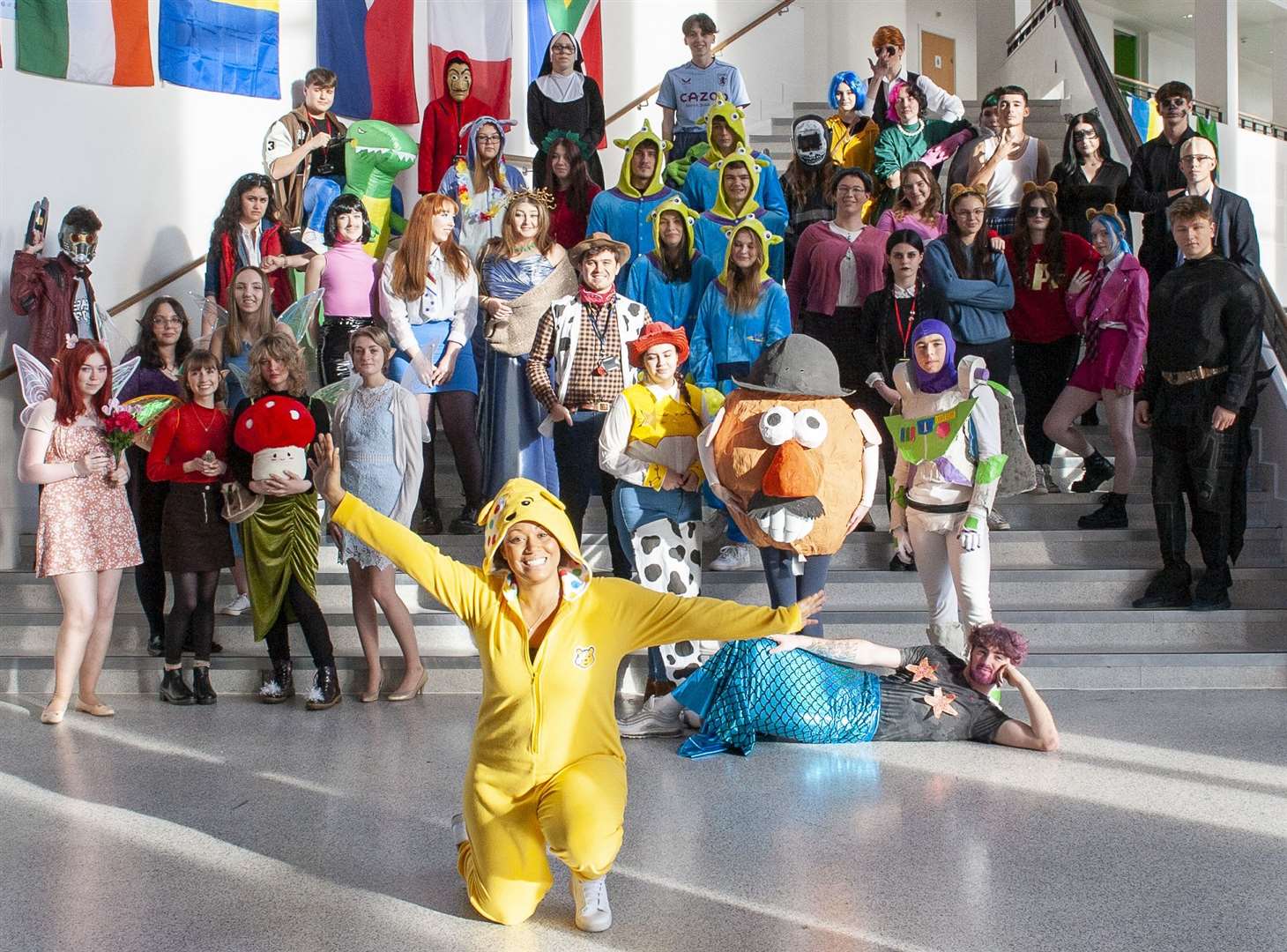 Students at Thomas Clarkson Academy in Wisbech certainly went to town for Children in Need with array of fancy dress costumes. (60781319)