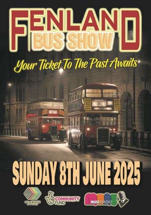 Fenland Bus Show is coming to Whittlesey this summer