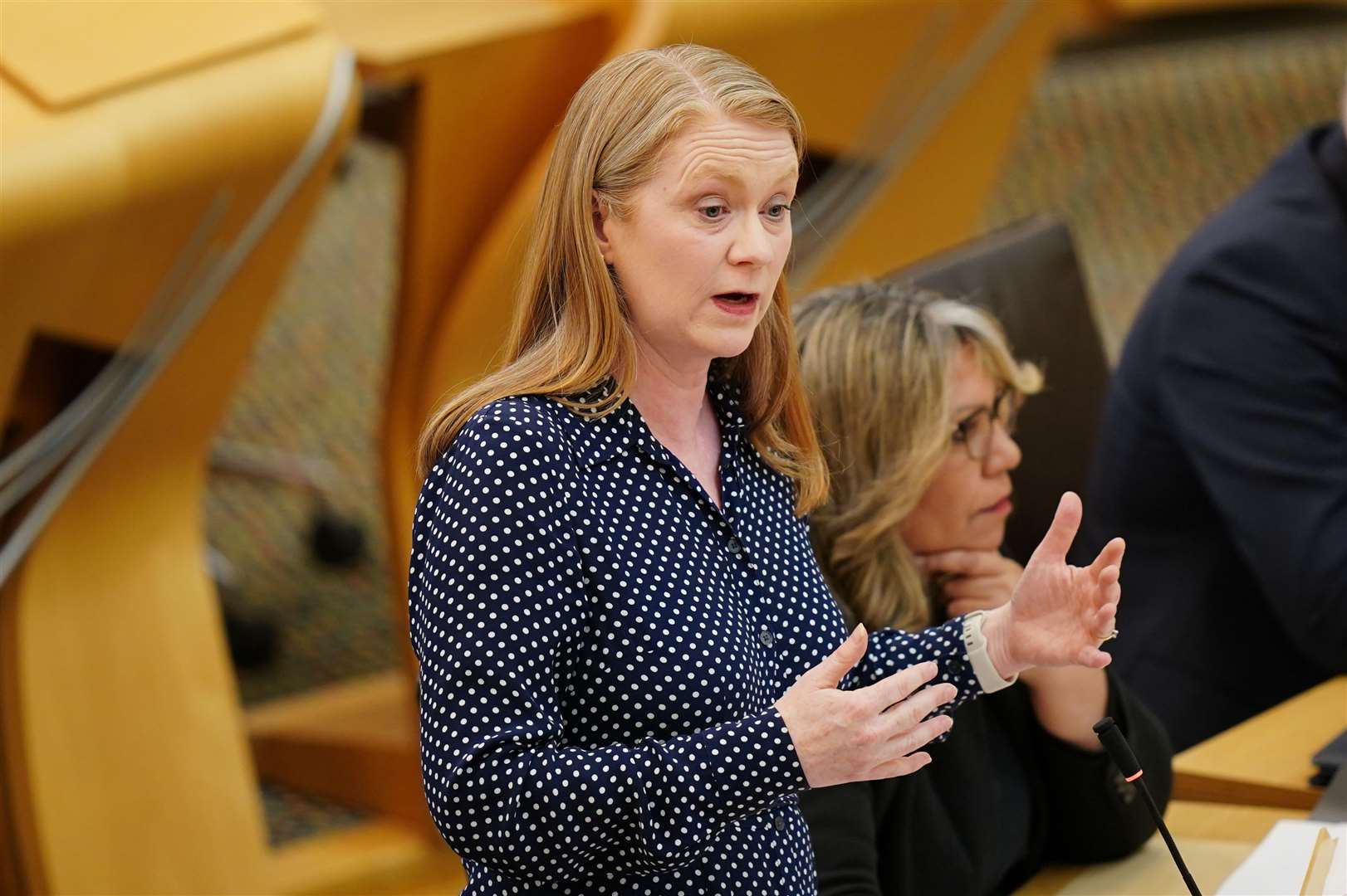 Social Justice Secretary Shirley-Anne Somerville said the Scottish Government could not become involved (Jane Barlow/PA)