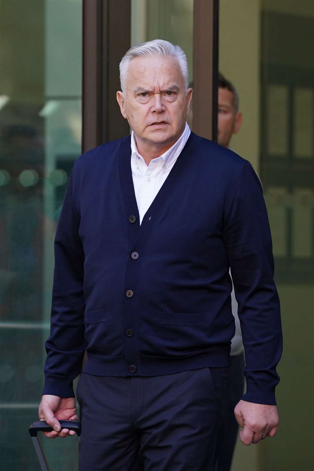 Former BBC broadcaster Huw Edwards was sentenced to six months’ imprisonment suspended for two years (Lucy North/PA)