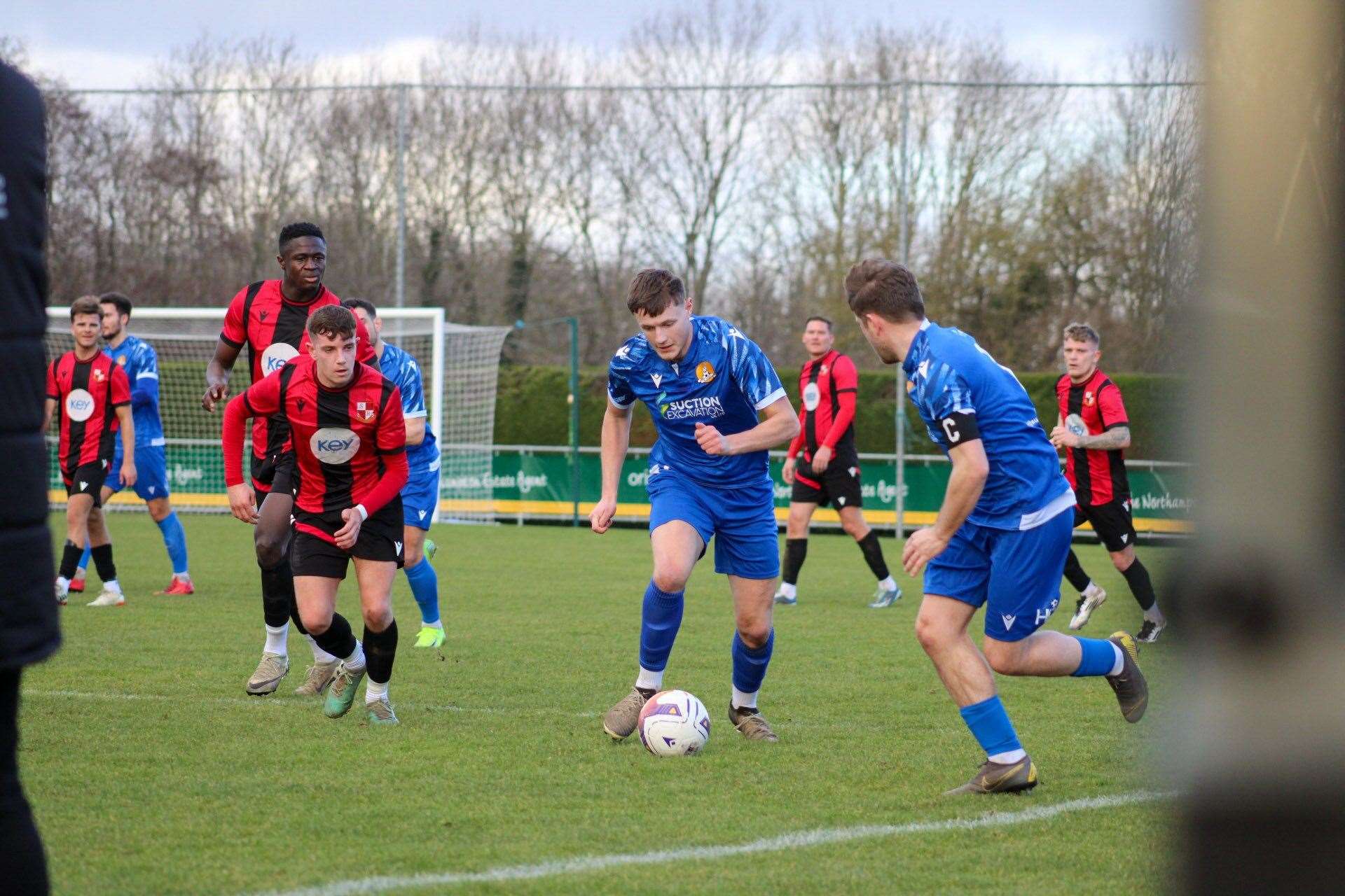 Man of the Match Toby Allen on the ball. Pictures: Amber Kent