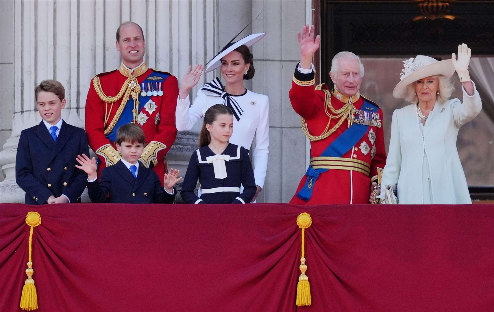 Members of the royal family (Jonathan Brady/PA)