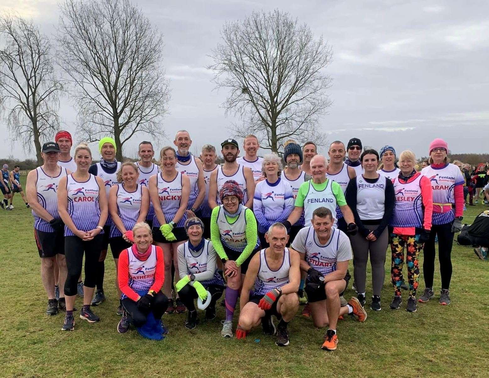 Fenland Running Club members at a previous event