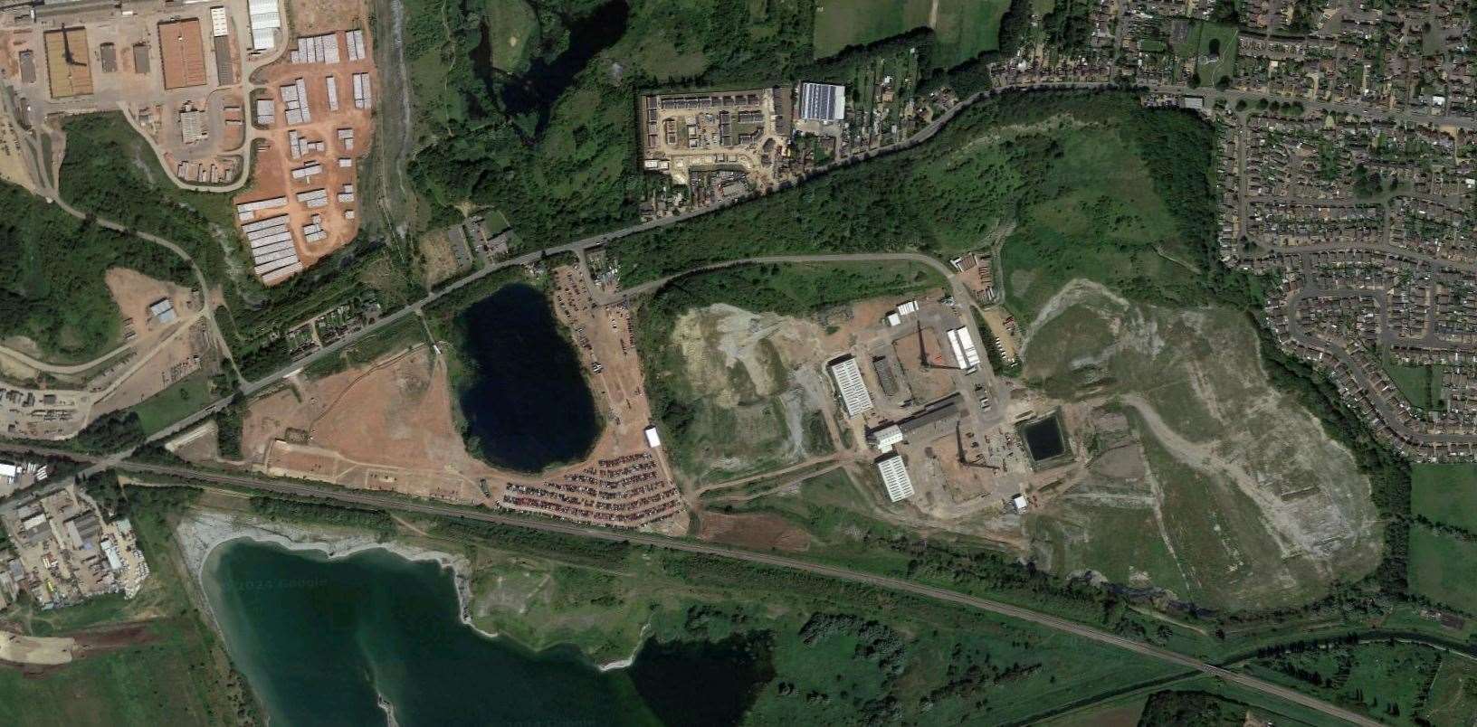 The old brickworks site in Whittlesey could have a bright new future. Picture: Google