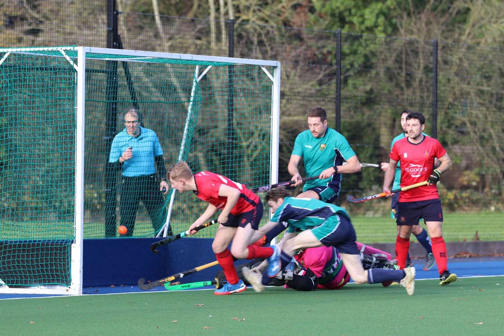 Wisbech men's 1sts against St Ives. Picture: Tim Chapman