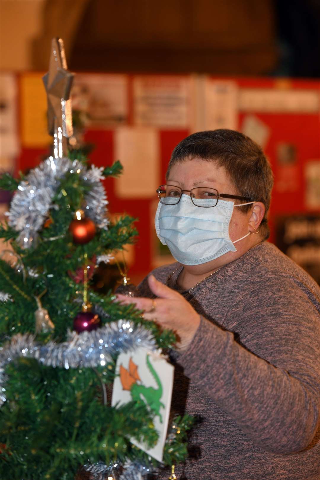 Christmas tree festival at Chatteris parish church..Sharon Selman..... (43411276)