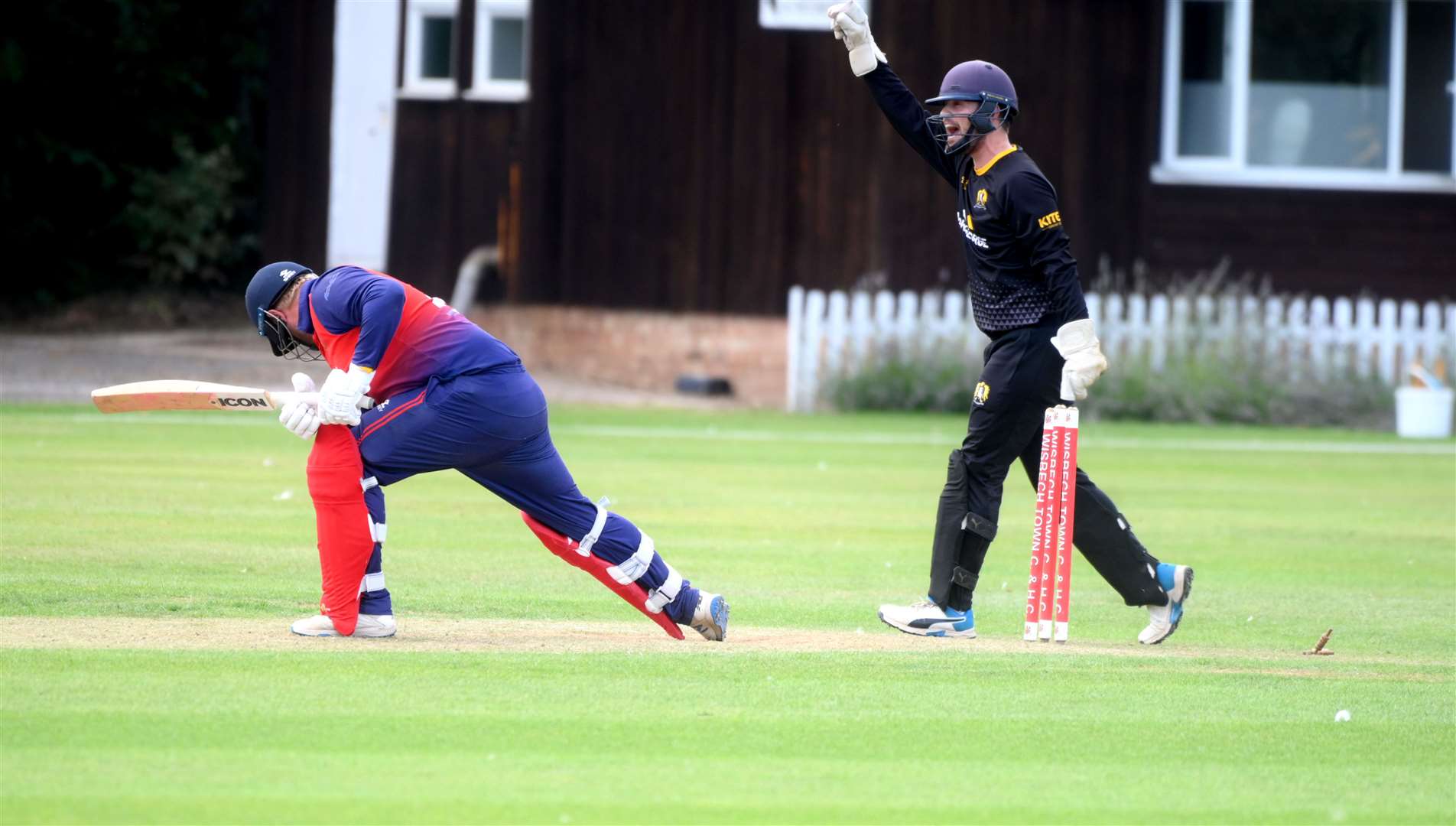 WIsbech v Eaton Socon ..Sam Albutt bowled. (58778908)