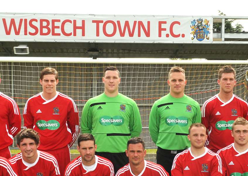 Wisbech Town at home to Walsham. Wisbech Town FC.