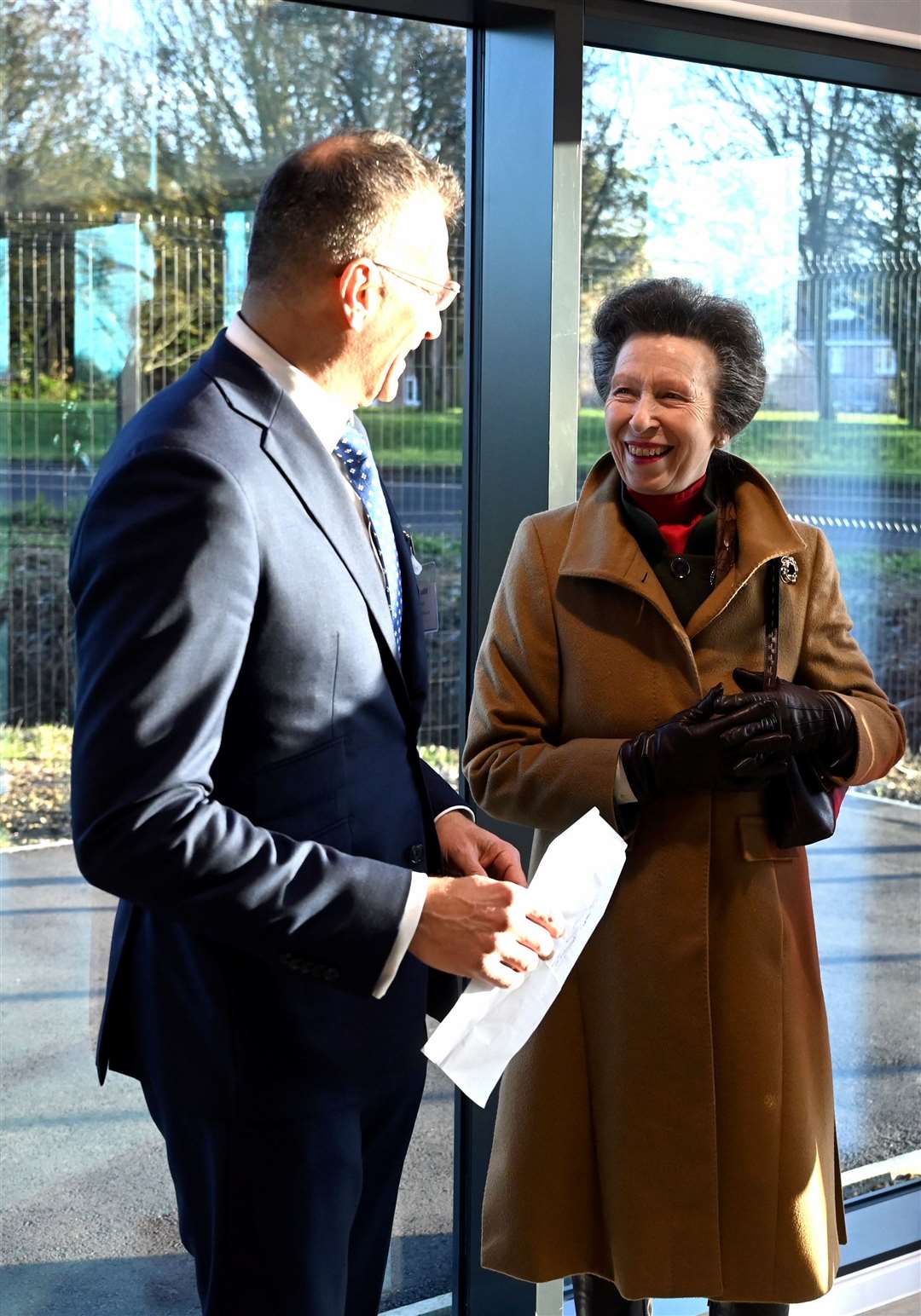 Princess Anne visiting the North Cambridgeshire Training Centre in Chatteris