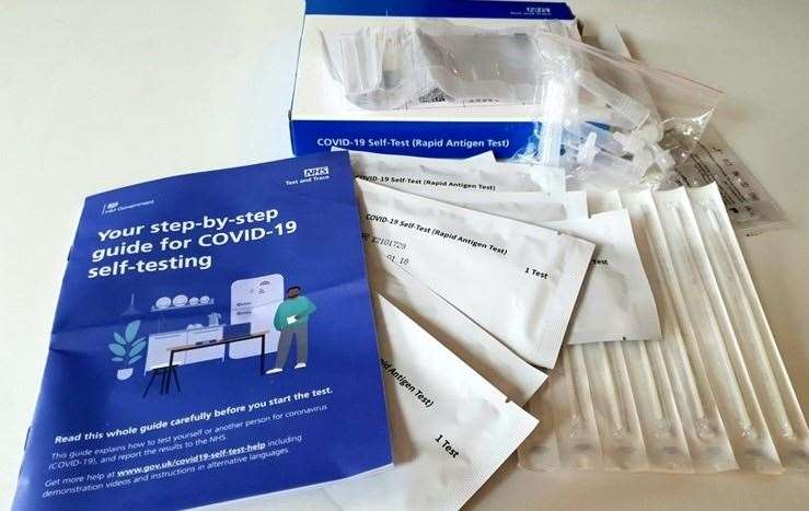 Residents are being encouraged to 'make a habit' of taking rapid Covid-19 tests (46334213)