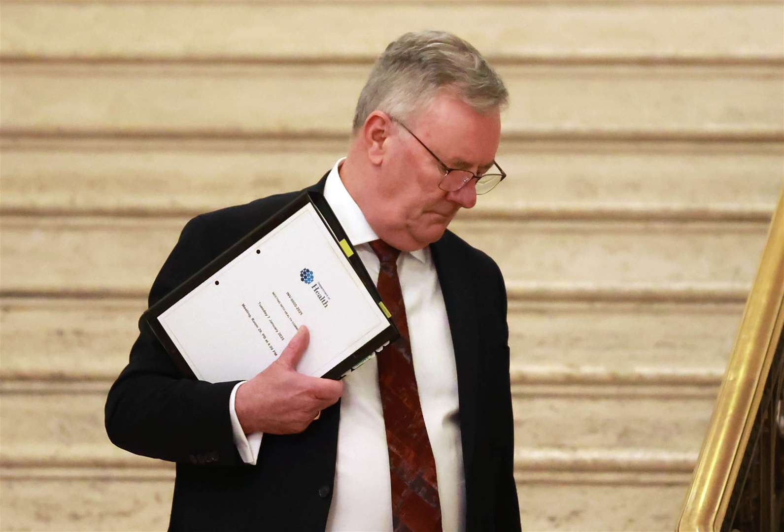 Health Minister Mike Nesbitt raised concerns over the cost of the decision to install Irish language signs (Liam McBurney/PA)