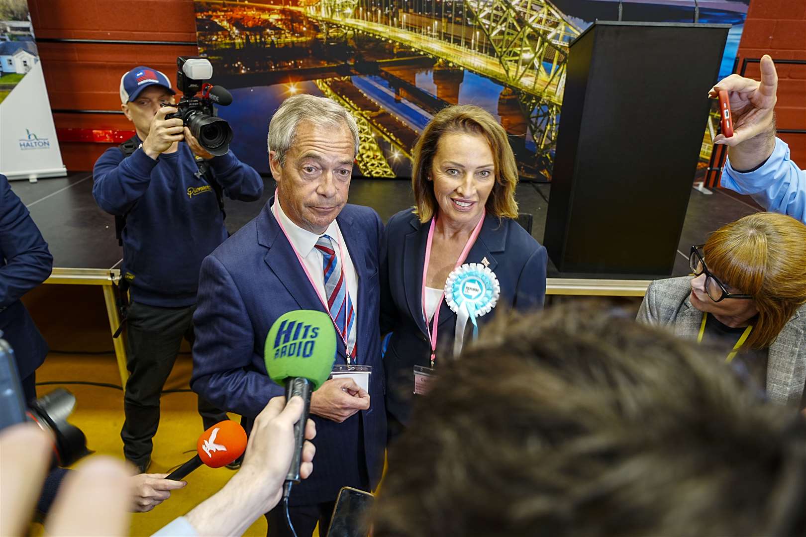 Sarah Pochin won Runcorn and Helsby by six votes in Reform’s first by-election win. (Peter Byrne/PA)