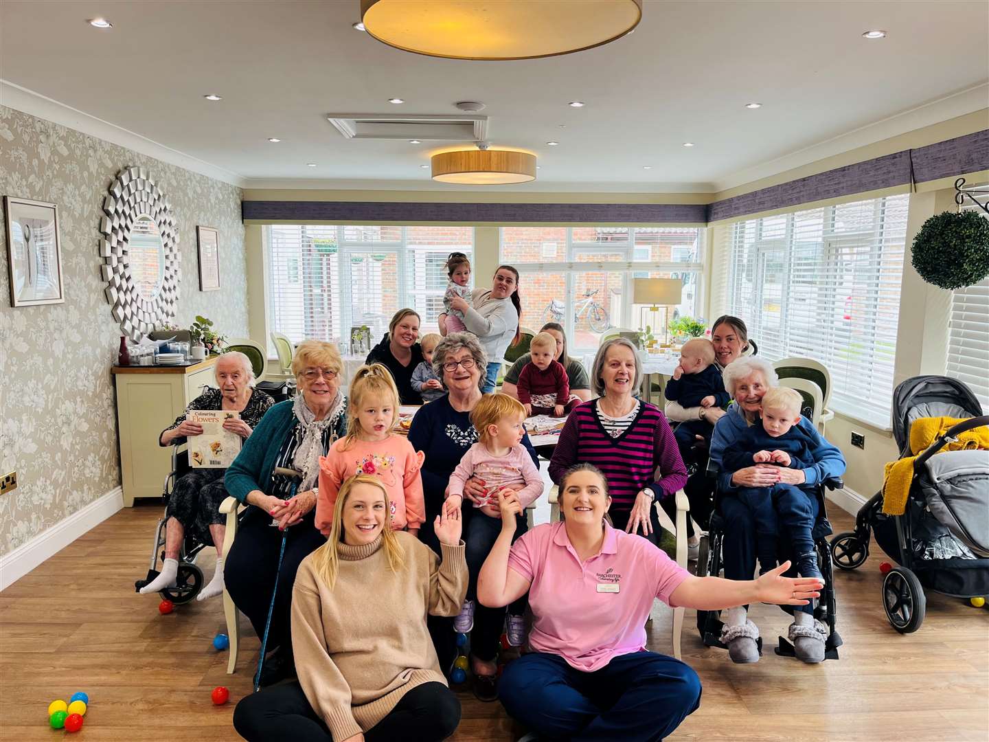 Lots of fun was had by all parents, toddlers, and residents