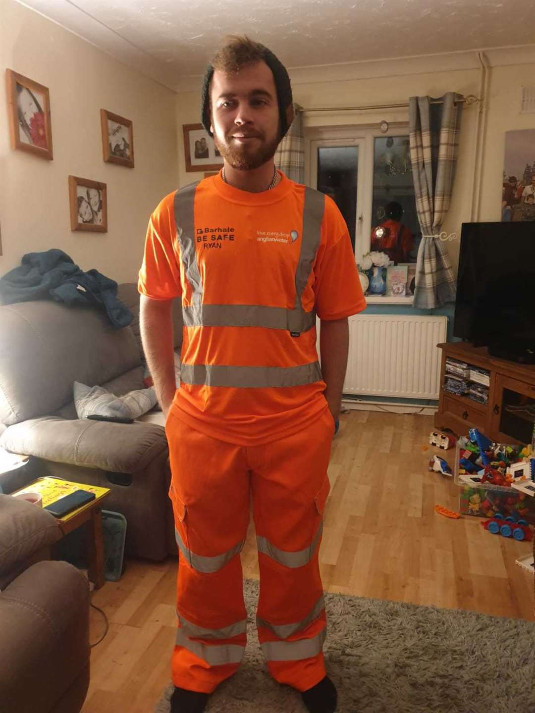 Anglian Water apprentice pays it forward to help schoolboy Hunter Martin