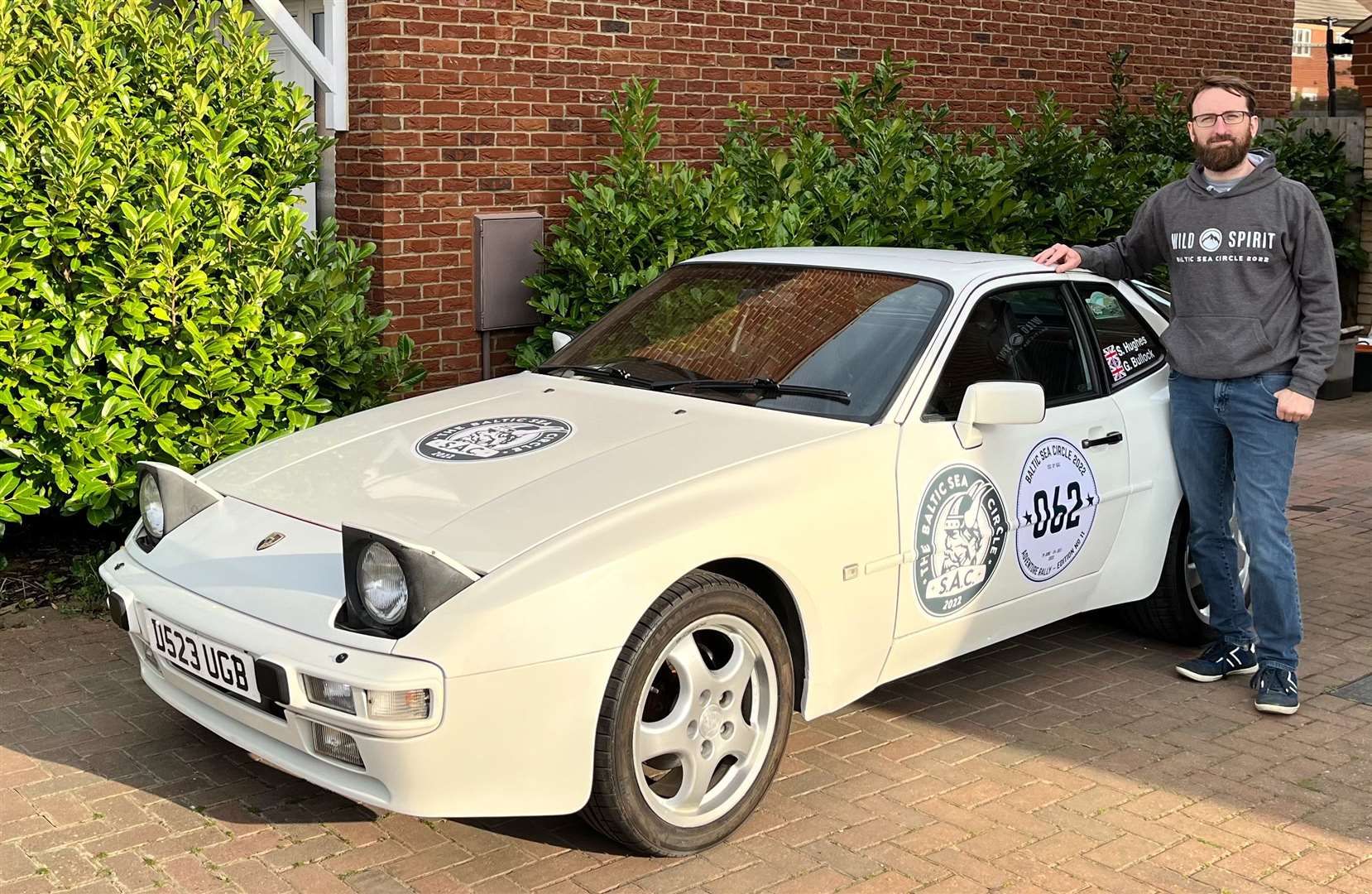 Stephen Hughes is taking on the Baltic Sea Circle Adventure Rally with his team mate Gemma Bullock. (56194601)