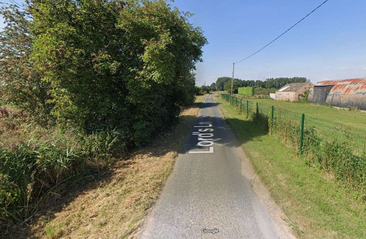 Lords Lane in Wisbech is one of the roads that is to have surface dressing works this month. Photo: Google. (55827201)