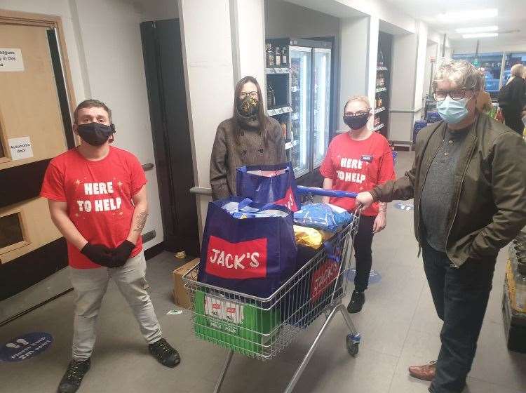 Jack's at Chatteris has been redistributing unwanted food to local good causes.