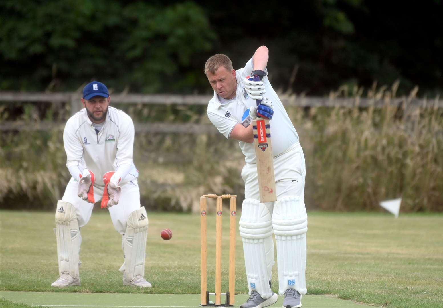 Wimblington v Chippenham cricket action