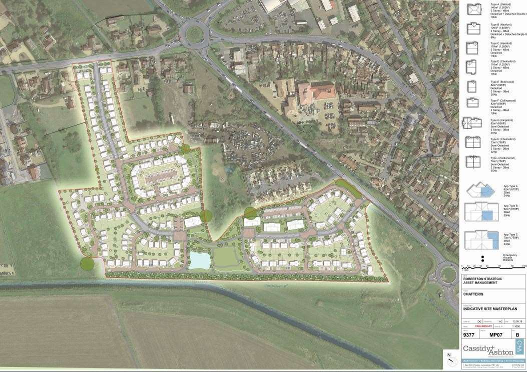 Plans to build up to 248 homes on Womb Farm in Chatteris have been approved. (39289176)