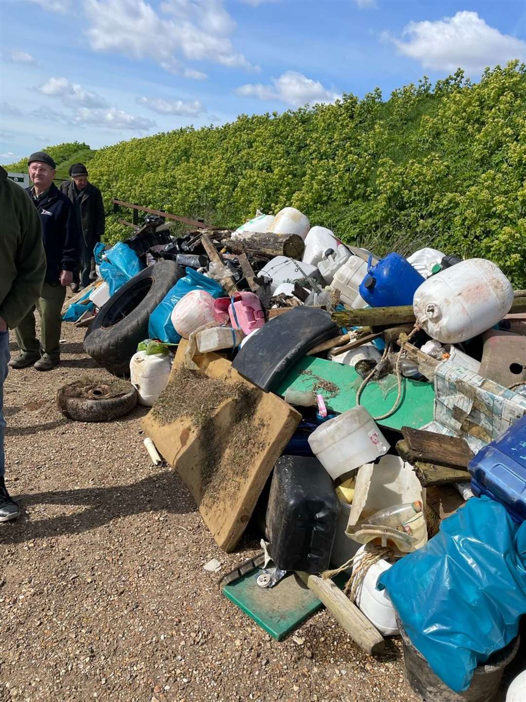 A pile of the rubbish collected by the FWA (56103182)