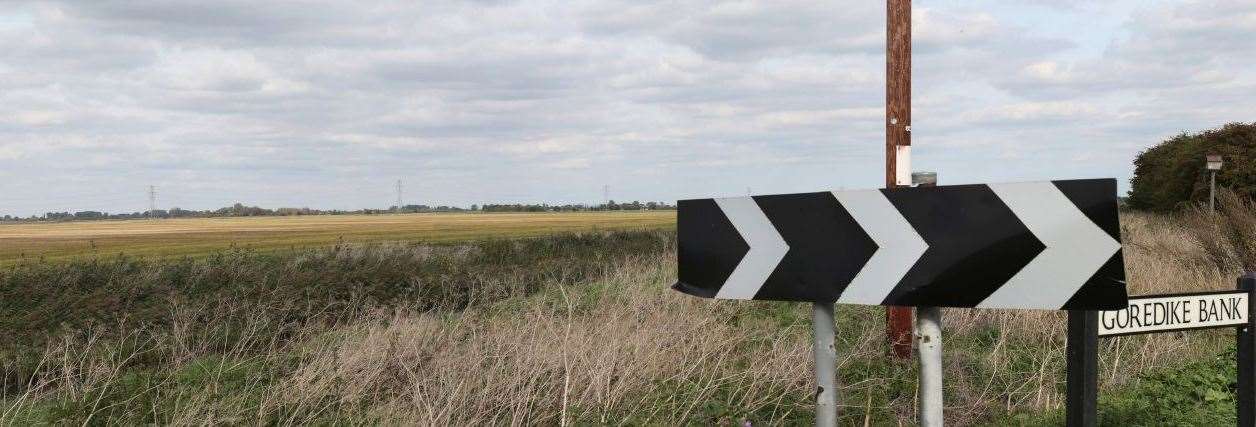 A view of the site in Sutton St Edmund which could be housing the PACE solar farm