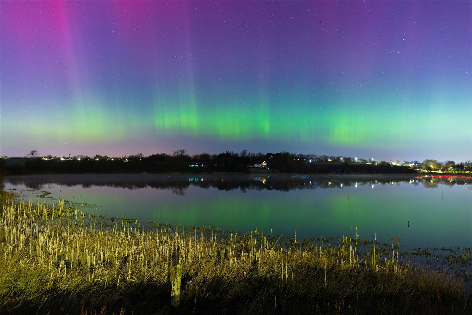 Aurora taken from Isle of Skye. Taken between 10pm and 11.30pm, Kensaleyre, Isle of Skye. (62664094)