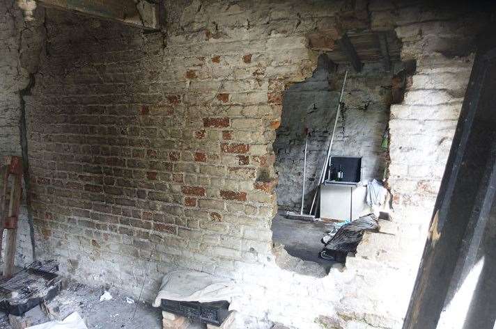 Ely House in Wisbech where squatters have taken up residence. (12915397)