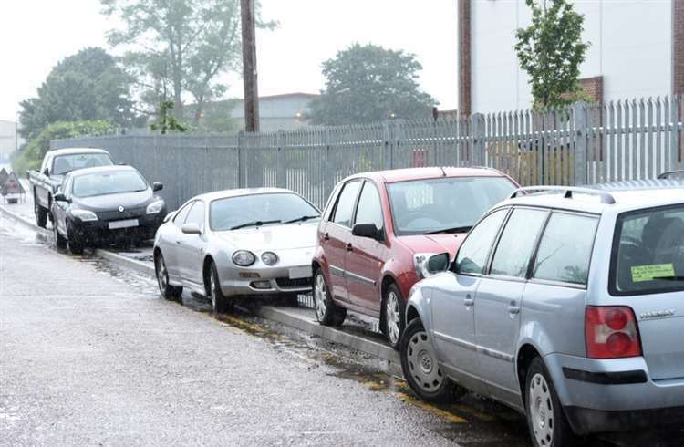 Top Cambridgeshire councillor calls for action over pavement parking across the county. Photos: Stock images.