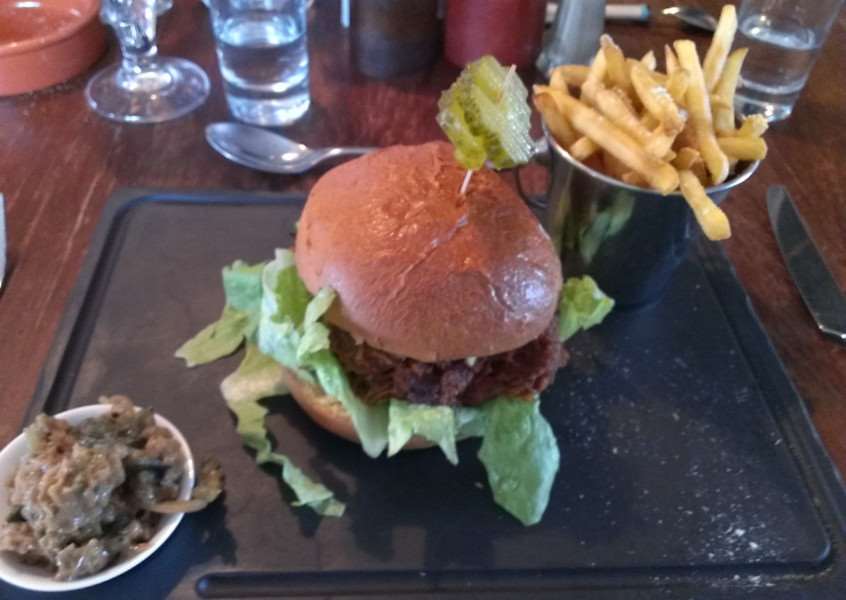 Brad Barnes dines at The Dog In A Doublet